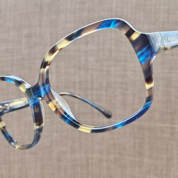 Trina Turk Women Eyeglasses/Sunglasses Frame BLUE STRIPE KIAMA 57[]18 130 - Picture 2 of 12